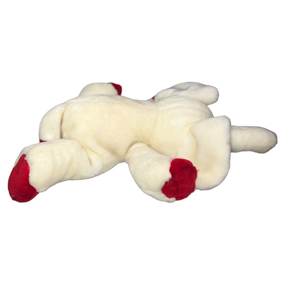 Commonwealth Red White Elephant Plush Bow Big Ears Floppy Long Trunk 20” Inches - Picture 3 of 9